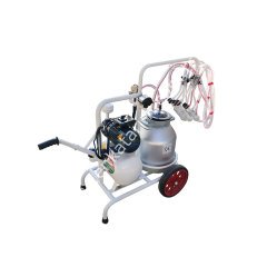 SM 750 KK tek güğüm çift sağım alüminyum güğümlü damlama yağlı süt sağım makinesi, keçi için