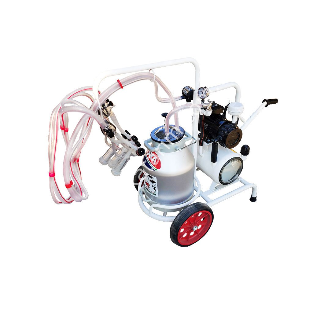 SM 750 KK tek güğüm çift sağım alüminyum güğümlü damlama yağlı süt sağım makinesi, keçi için
