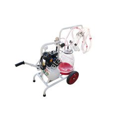 SM 750 KK tek güğüm çift sağım şeffaf güğümlü damlama yağlı süt sağım makinesi, koyun için