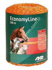 500 m Economyline çit ipi, kısa çit sistemleri için