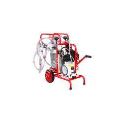 SM 250 KK tek güğüm dört sağım krom güğümlü damlama yağlı süt sağım makinesi, keçi için