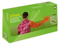 VetBasic suni tohumlama eldiveni, omuza kadar, tek kullanımlık
