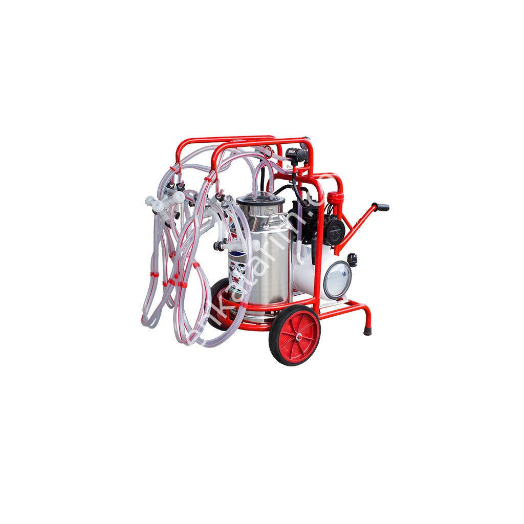 SM 250 KK tek güğüm dört sağım krom güğümlü kuru süt sağım makinesi, koyun için