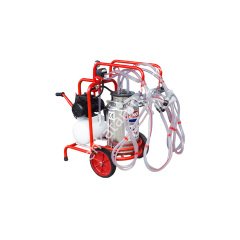 SM 250 KK tek güğüm dört sağım krom güğümlü kuru süt sağım makinesi, koyun için