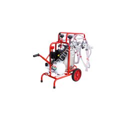 SM 250 KK tek güğüm dört sağım krom güğümlü kuru süt sağım makinesi, koyun için