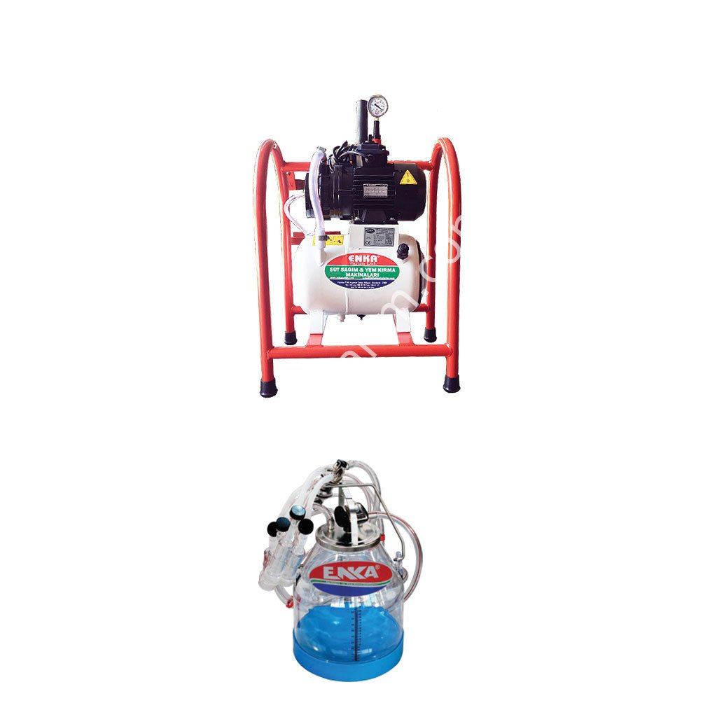 SM 850 KK tek güğüm çift sağım şeffaf güğümlü turbo yağlı süt sağım makinesi, keçi için