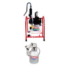 SM 850 KK tek güğüm çift sağım şeffaf güğümlü damlama yağlı süt sağım makinesi, koyun için