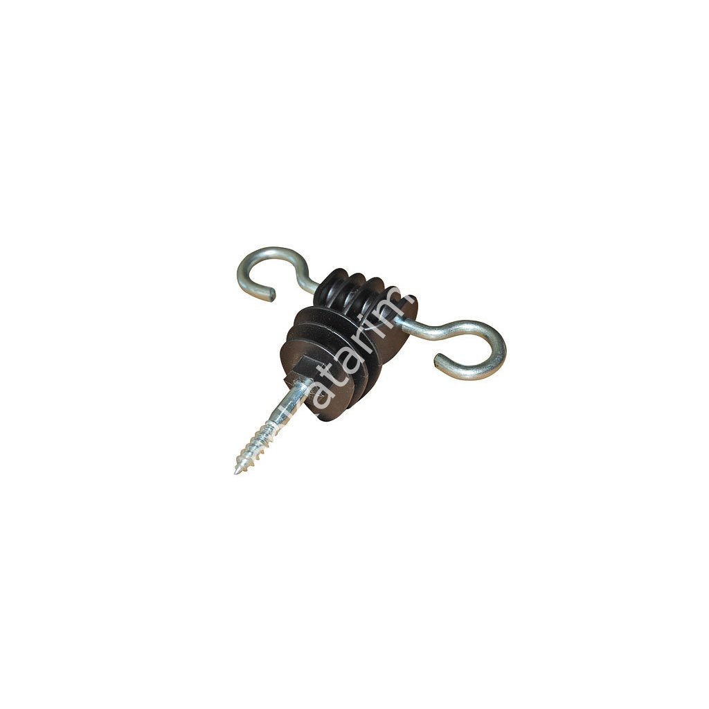 6 mm ağaç vidalı kapı izolatörü, 10'lu