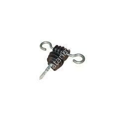 6 mm ağaç vidalı kapı izolatörü, 10'lu