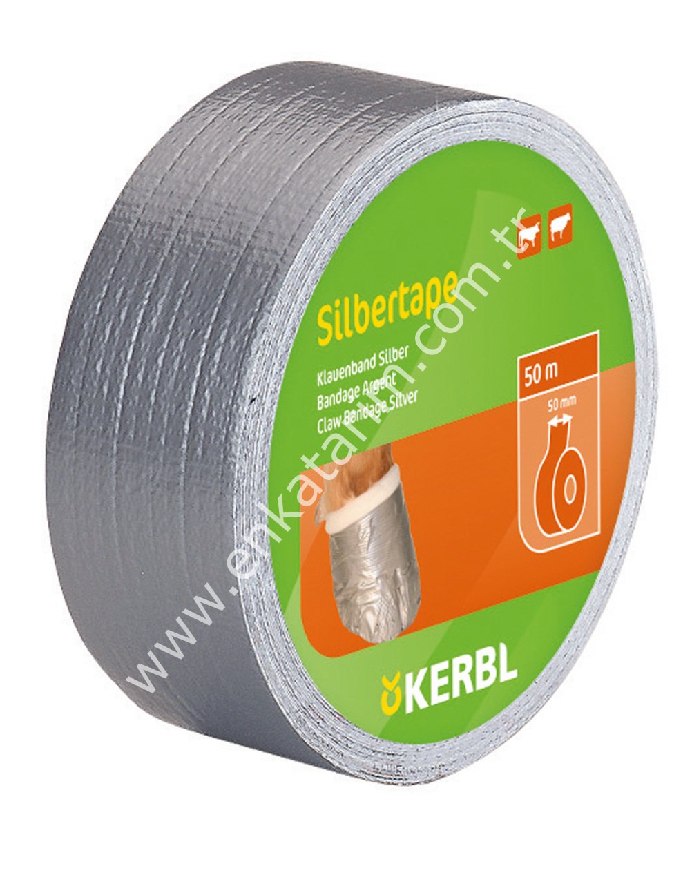 Silbertape su geçirmez tırnak sargısı 50 cm x 50 m