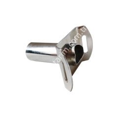 Ø 38 - 40 mm 14 x 16 mm kelepçeli ve civatalı paslanmaz süt girişi