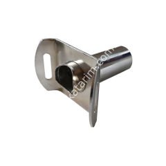 Ø 50 - 52 mm 14 x 16 mm kelepçeli ve civatalı paslanmaz süt girişi