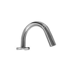 Ø 50 - 52 mm  14 x 16 mm 180° kelepçeli  ve civatalı paslanmaz süt girişi