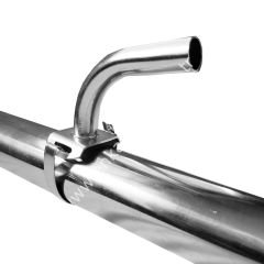 Ø 31 - 52 mm 14 x 16 mm 90° boruya paralel paslanmaz süt girişi