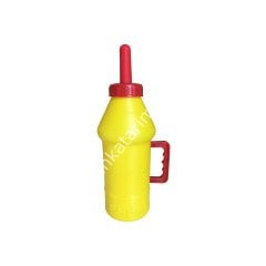 2.5 lt sarı buzağı biberonu, pasolu emzikli