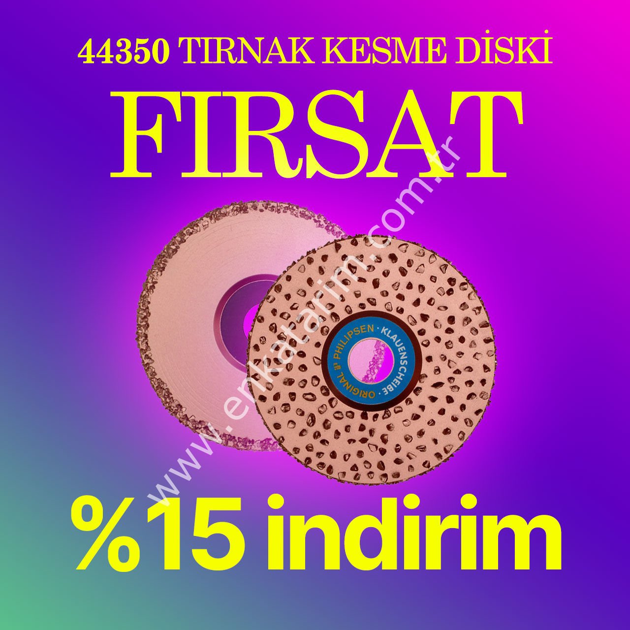 Philipsen Standart kesme diski, çift taraflı Ø 115 mm