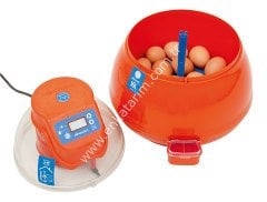Dijital Mini Kuluçka Makinesi, 16 tavuk yumurta kapasiteli