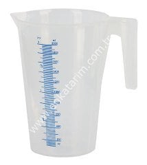 2 lt plastik ölçme kabı