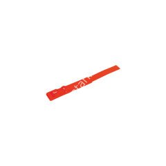 Kırmızı renkte tokalı ayak işaretleme bandı, 36 cm