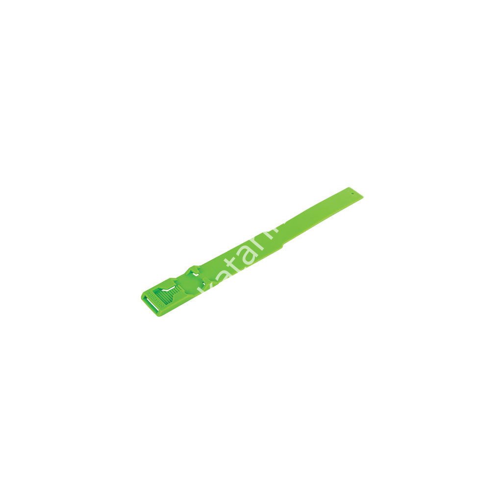 Yeşil renkte tokalı ayak işaretleme bandı, 36 cm