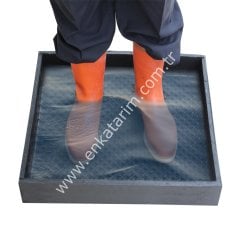 50 x 60 x 4 cm kauçuk ayak dezenfektan havuzu