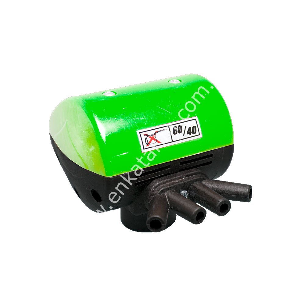İnek için mekanik pulsatör, 4 çıkışlı, plastik kapaklı 60/40, 60 puls, yeşil
