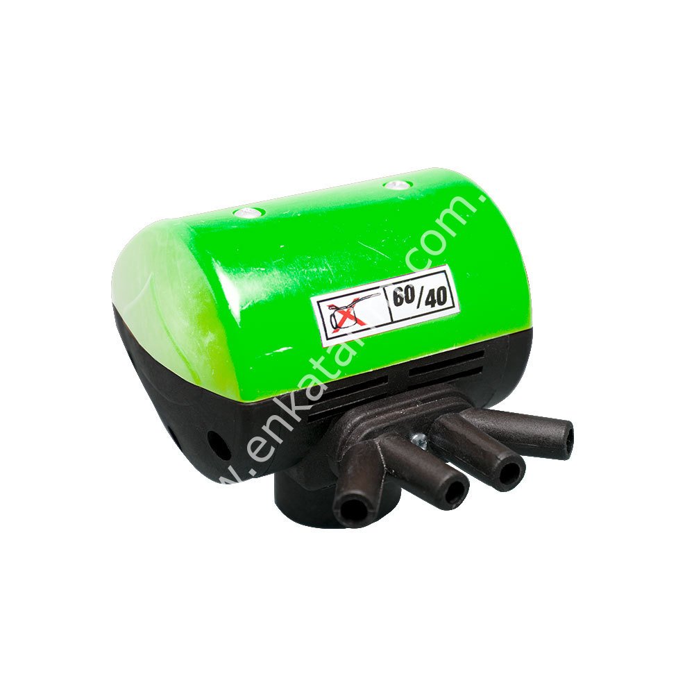 İnek için mekanik pulsatör, 4 çıkışlı, plastik kapaklı 60/40, 60 puls, yeşil