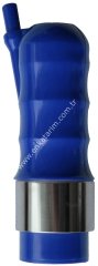 Mavi, PVC memelik kılıfı, 21 mm