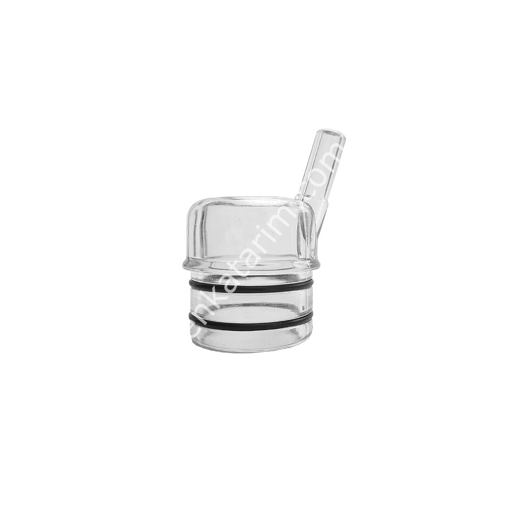 18 mm şeffaf memelik plastiği (kadeh), 2 o-ringli
