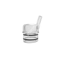 18 mm şeffaf memelik plastiği (kadeh), 2 o-ringli