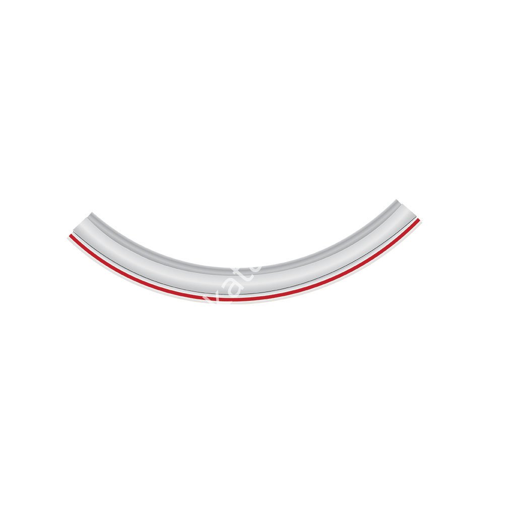 Kırmızı çizgili PVC üçlü hortum (mt)