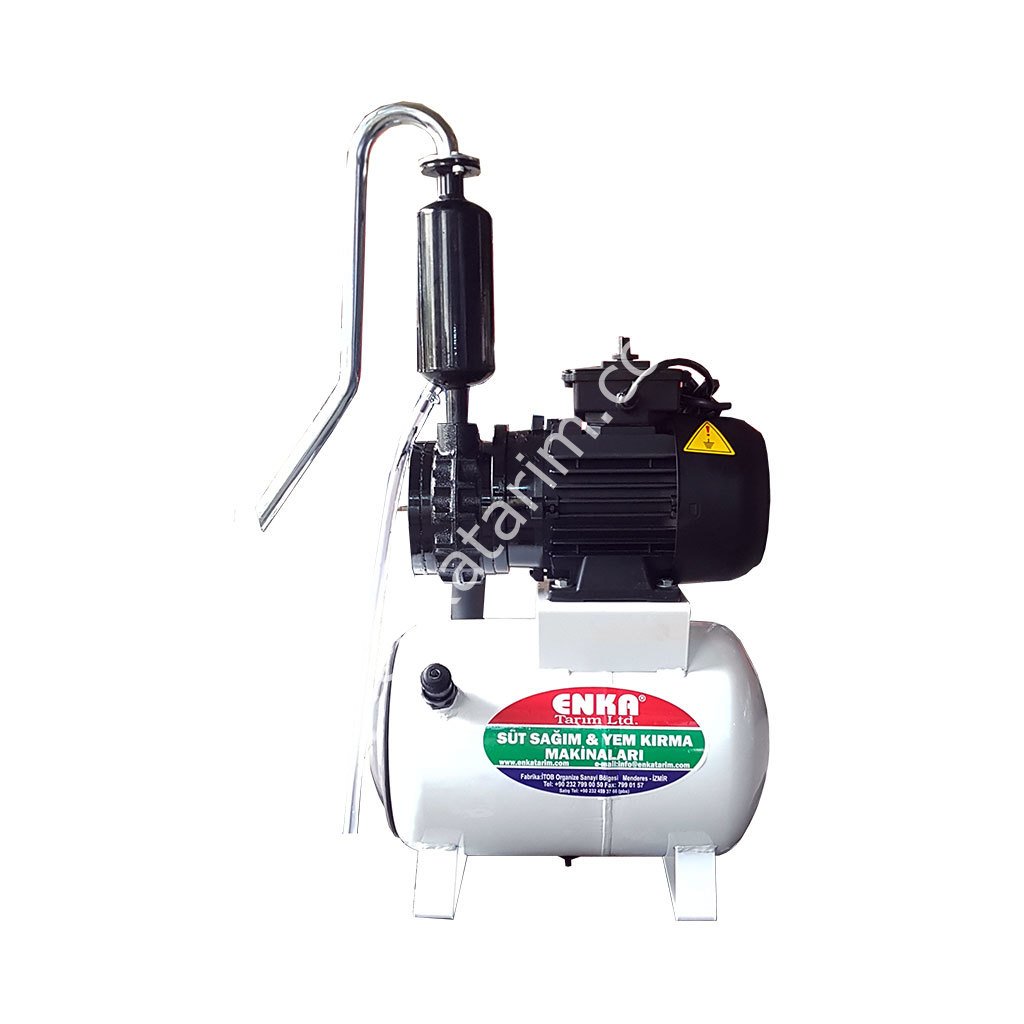 200 lt kazana akuple vakum pompası, 70 mm, damlama yağlı
