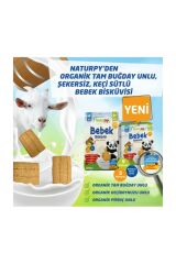 Organik Tam Buğday Unlu Keçi Sütlü Vitaminli Bebek Bisküvisi 400 Gr