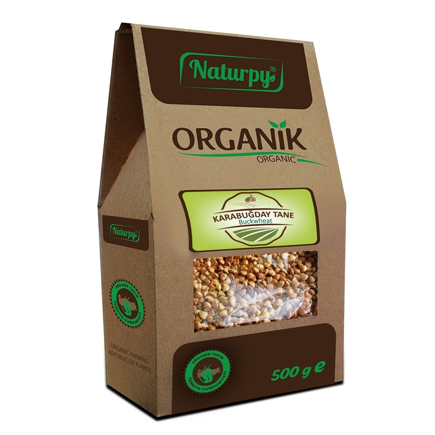 Organik Glutensiz Kavrulmuş Karabuğday Tane 500 g