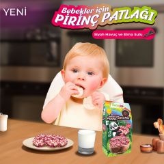 NATURPY BEBEKLER İÇİN PİRİNÇ PATLAĞI SİYAH HAVUÇLU 50 GR