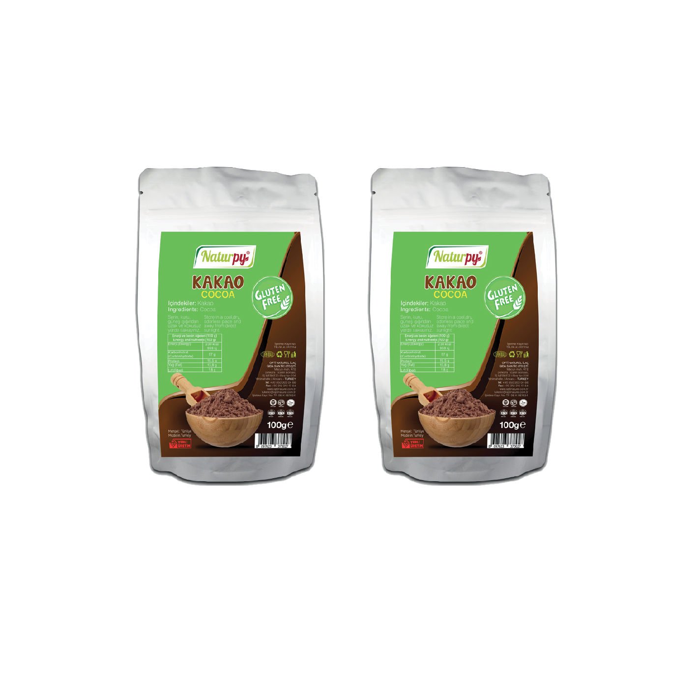 2'li Glutensiz Kakao