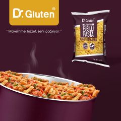 DR.Gluten Glutensiz Burgu & Boru Makarna 2'li Set 400 Gr x 2 Adet (Penne & Fusilli)