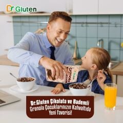 DR GLUTEN GLUTENSİZ GRANOLA ÇİKOLATA-BADEM 250 GR