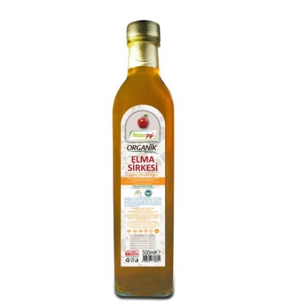 Glutensiz Organik Elma Sirkesi 500 ml