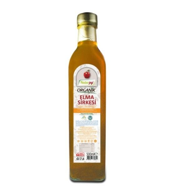 Glutensiz Organik Elma Sirkesi 500 ml