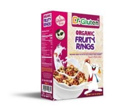 Organik Glutensiz Sebze Ve Meyve Sulu Halka Tahıl Gevreği 225 g (Atıştırmalık-Vegan)