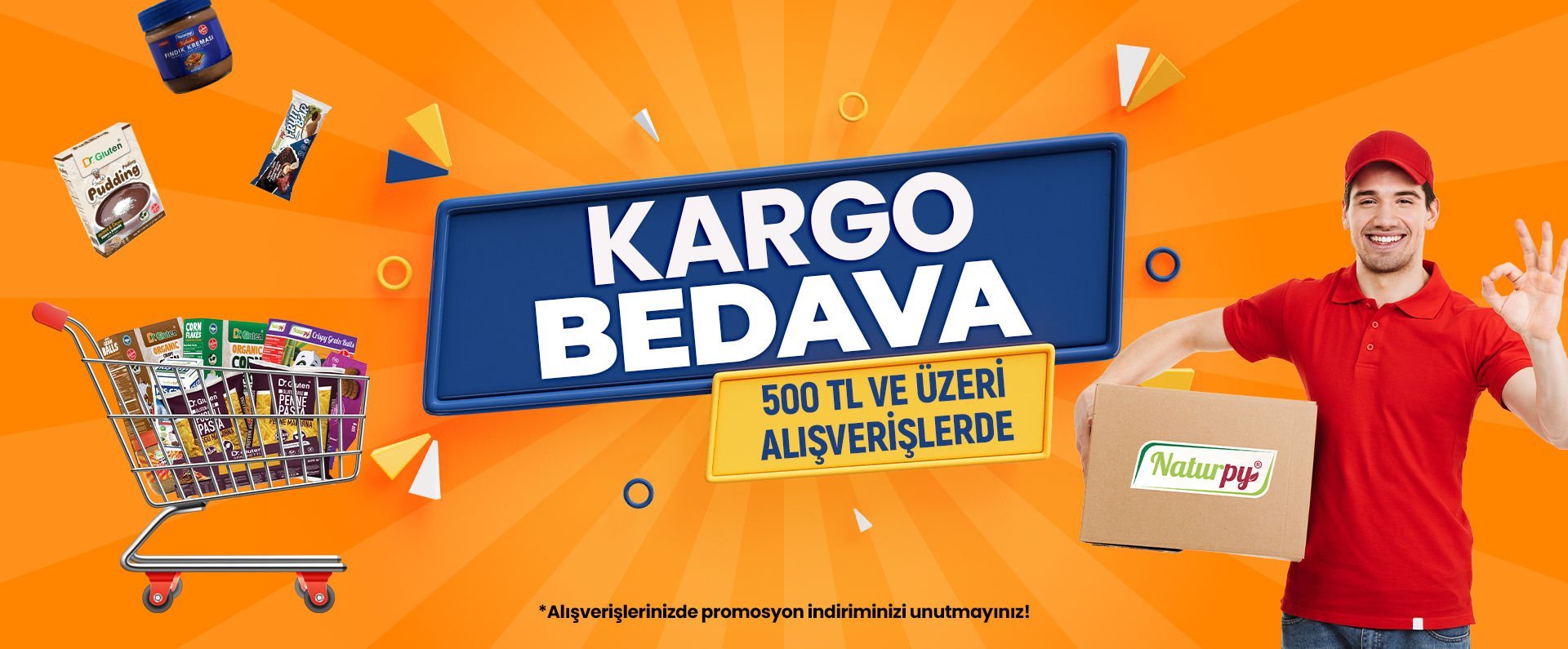 500 TL ve Üzeri Kargo Bedava