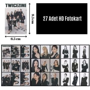 TWICE '' TWICEZINE '' Fotokart Seti