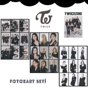 TWICE '' TWICEZINE '' Fotokart Seti