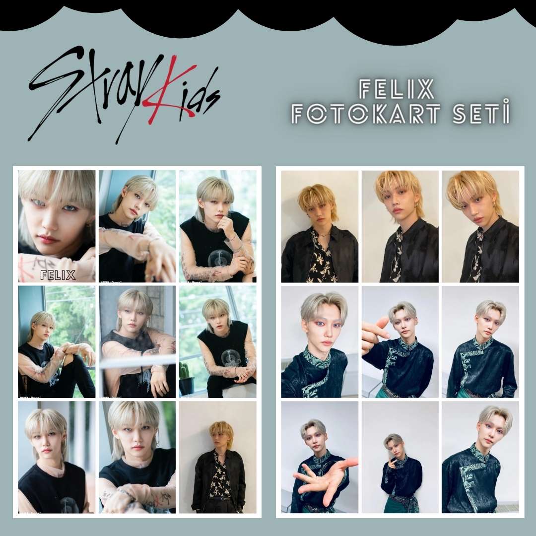 STRAY KIDS '' Felix ''  Fotokart Seti