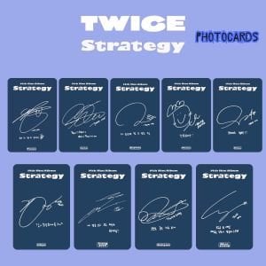 TWICE '' Strategy '' Digipack Photocards Set