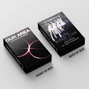 BLACKPINK '' 8th Anniversary '' Çift Yön Baskılı Lomo Card Seti