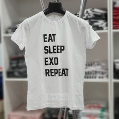EXO ''Eat Sleep Exo Repeat'' TSHIRT BEYAZ