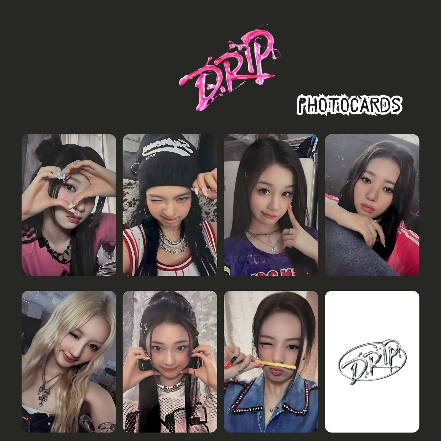 BABYMONSTER '' Drip '' POB 2 Photocards Set