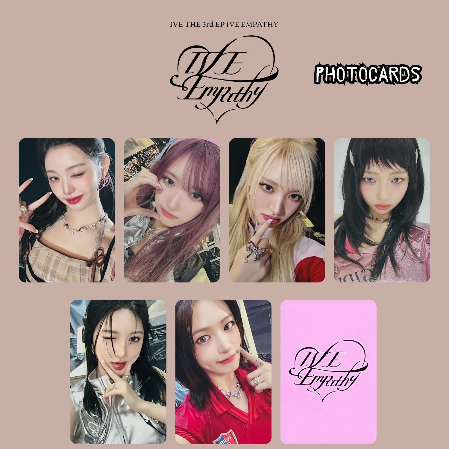 IVE '' Empathy '' Photocards Set You Ver.